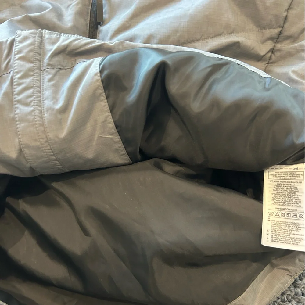 Adidas Men's Charcoal Puffer Jacket